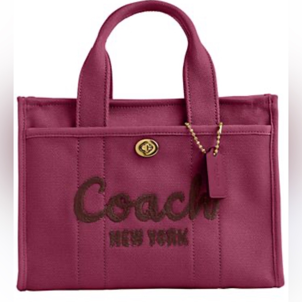 Coach Cargo Small Canvas Tote Bag 26 NWOT